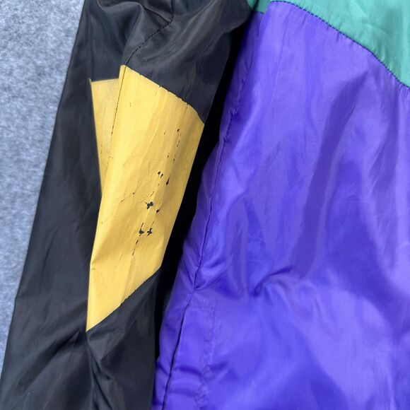 MTV Music Television Jacket Mens Small Multicolor Hooded Windbreaker 2020 - Picture 4 of 12